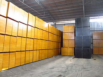松桉木业仓库展示